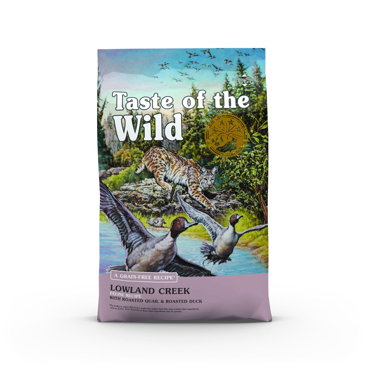 Taste of the Wild Lowland Creek Dry Cat Food, Size: 5lb