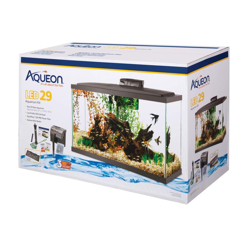 Aqueon 29 Gallon LED Aquarium Starter Kit