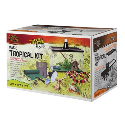 Zilla 10 Gallon Tropical Reptile Starter Kit