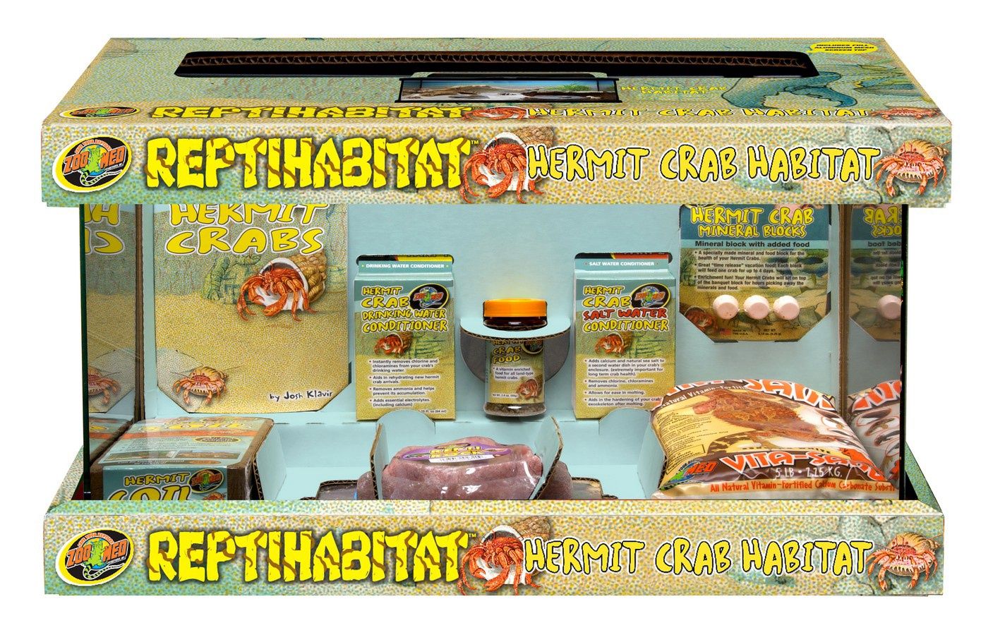 Zoo Med 10 Gallon ReptiHabitat Hermit Crab Starter Kit