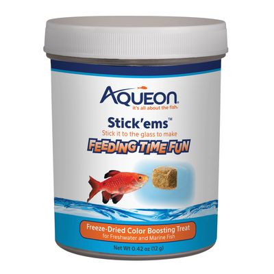 Aqueon Stick&#39;ems™ Freeze-Dried Color Boosting Fish Treat