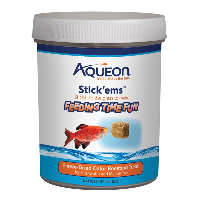 Aqueon Stick&#39;ems™ Freeze-Dried Color Boosting Fish Treat