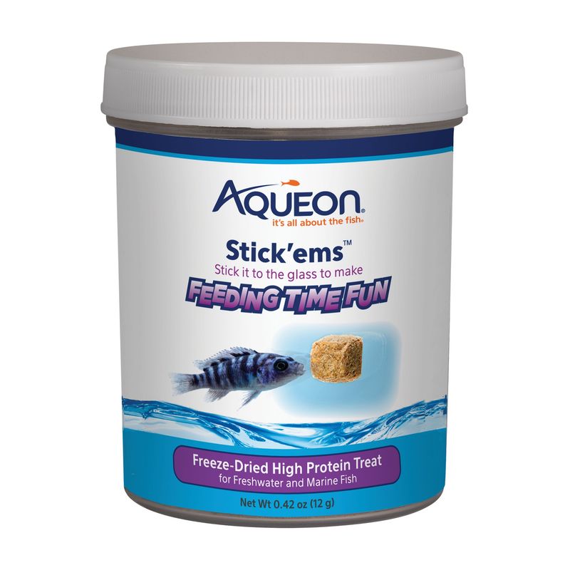 Aqueon Stick&#39;ems™ Freeze-Dried High Protein Fish Treat