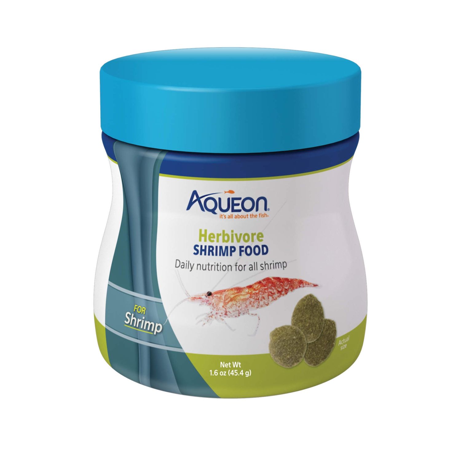 Aqueon Herbivore Shrimp Food, Size: 1.6oz