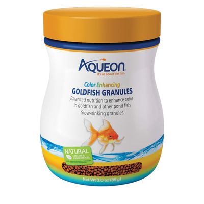 Aqueon Color Enhancing Goldfish Granules Fish Food