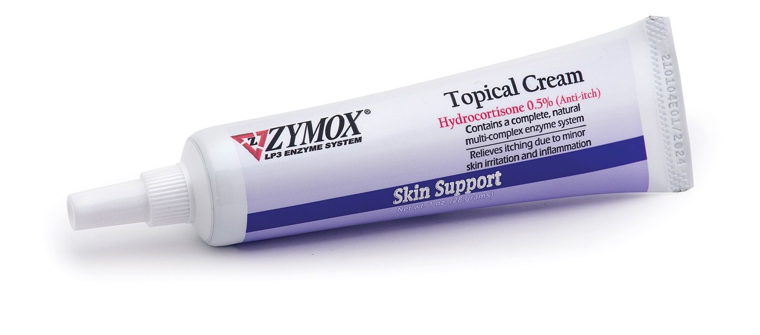 Zymox Topical Cream with .5% Hyrocortisone 1oz.