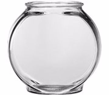Anchor Hocking Glass Drum Fish Bowl
