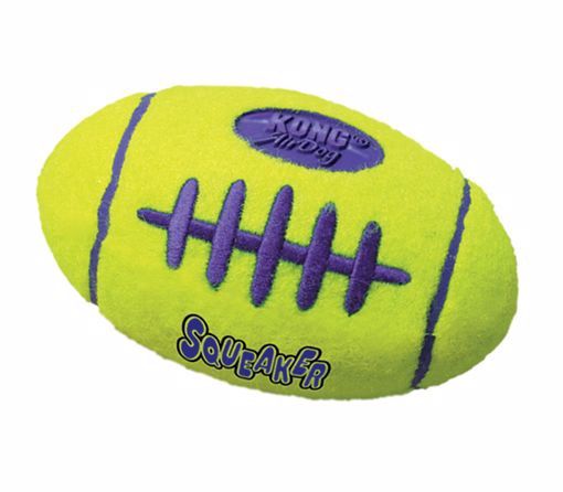 KONG Air Dog Squeaker Football Dog Toy
