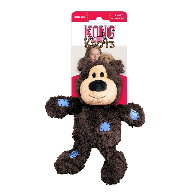 KONG Wild Knots Bear Dog Toy