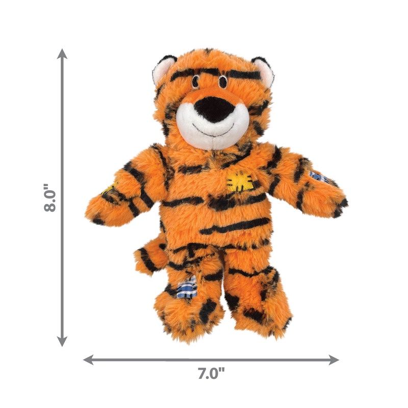 KONG Wild Knots Tiger Dog Toy, Size: Small/Medium