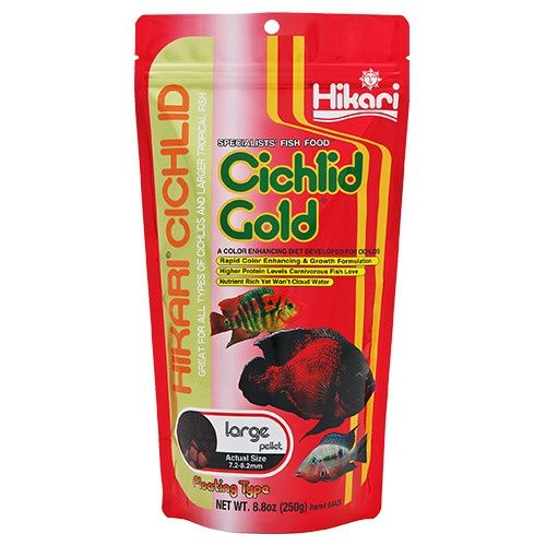 Hikari Cichlid Gold Fish Food, Size: Large, Package Size: 8.8oz