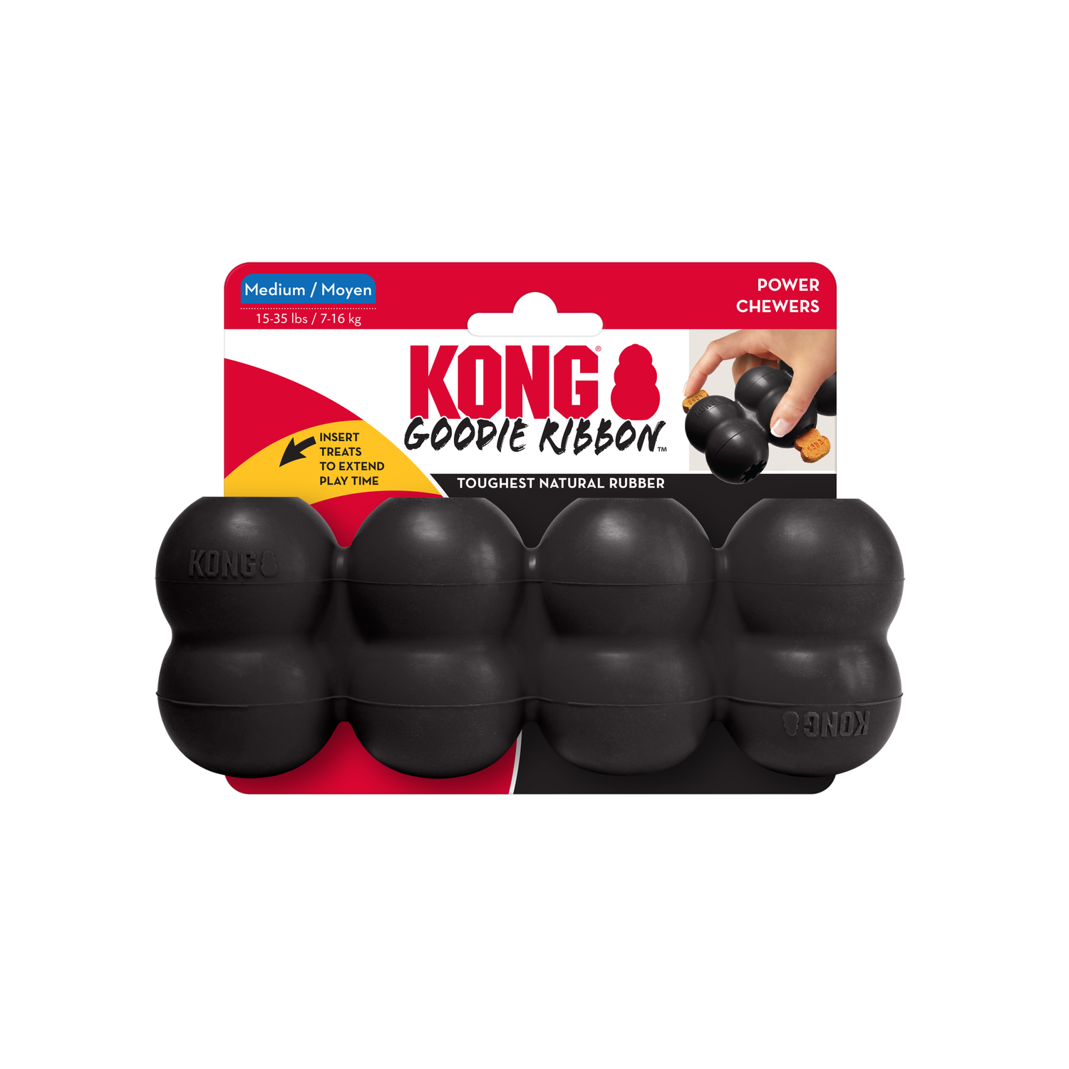KONG Extreme Goodie Ribbon, Size: Medium