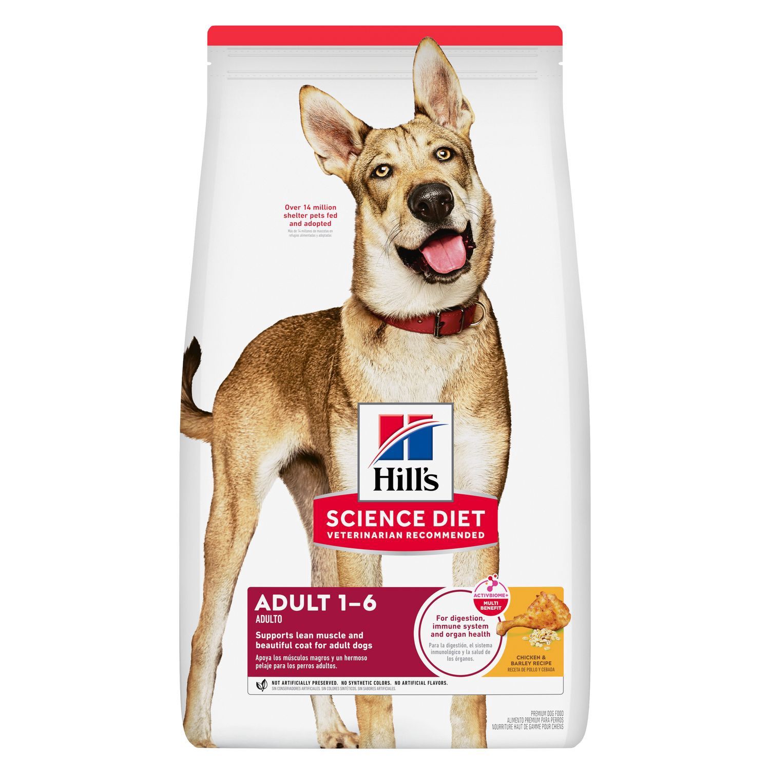 Hill&#39;s Science Diet Adult 1-6 Dry Dog Food, Size: 35lb