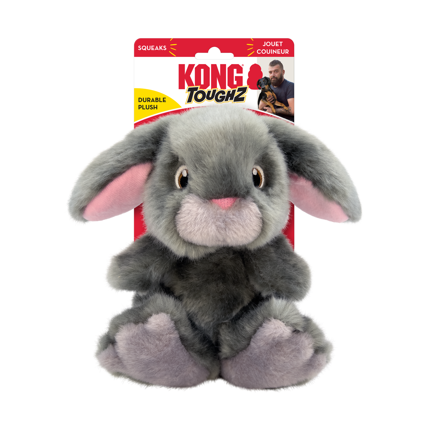 KONG Toughz Bunny Medium Dog Toy
