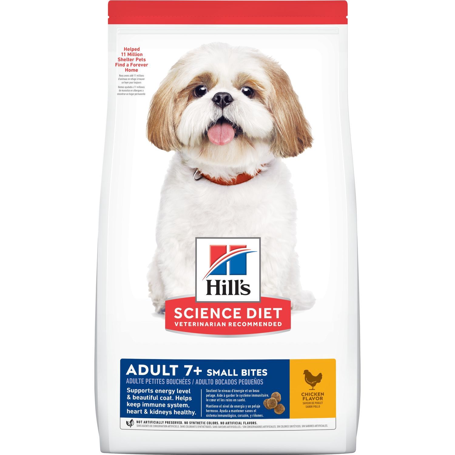 Hill&#39;s Science Diet Adult 7+ Small Bites Dog Food, Size: 5lb
