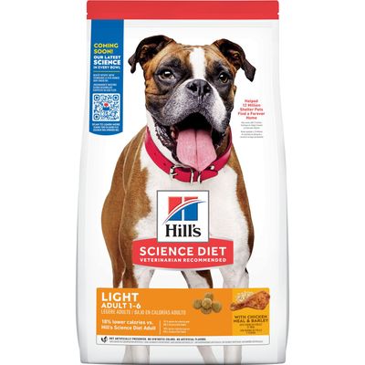 Hill&#39;s Science Diet Light Adult 1-6 Dry Dog Food
