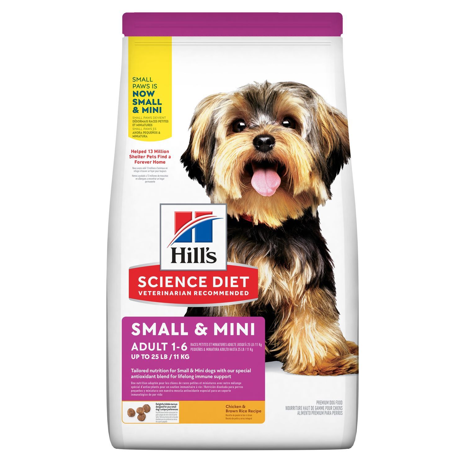 Hill&#39;s Science Diet Small &amp; Mini Adult 1-6 Dog Food, Size: 4.5lb