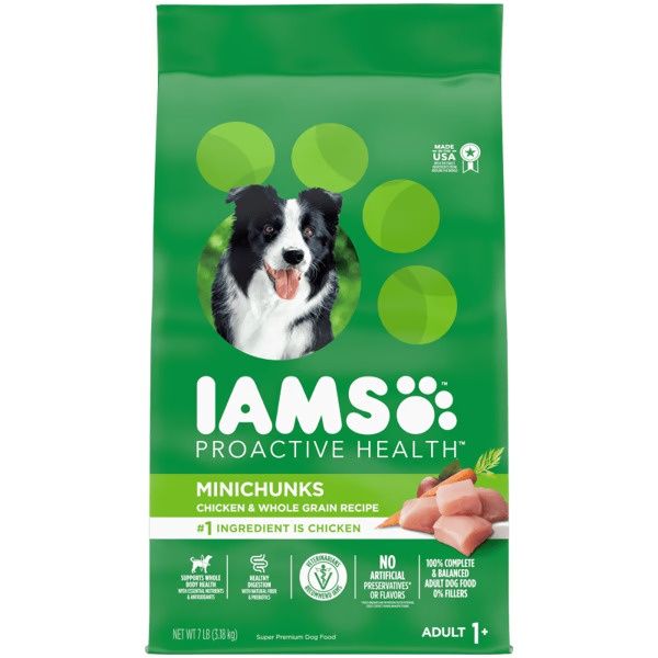 Iams Proactive Health Minichunks Dry Dog Food, Size: 7lb
