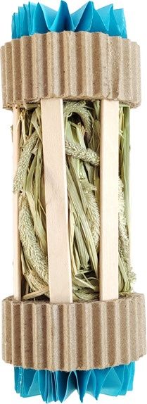 A&amp;E Cage Company Nibbles Hay Tube Small Animal Chew Toy