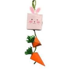 A&amp;E Cage Company Nibbles Bunny Carrot Box Small Animal Chew Toy