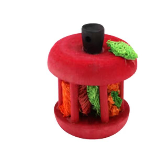 A&amp;E Cage Company Nibbles Foraging Apple Small Animal Chew Toy