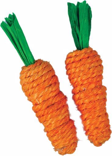 A&amp;E Cage Company Nibbles Loofah Carrots Small Animal Chew