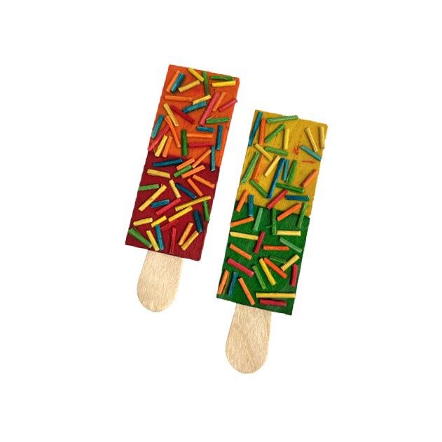 A&amp;E Cage Company Nibbles Ice Cream with Sprinkles Small Animal Chew Toy