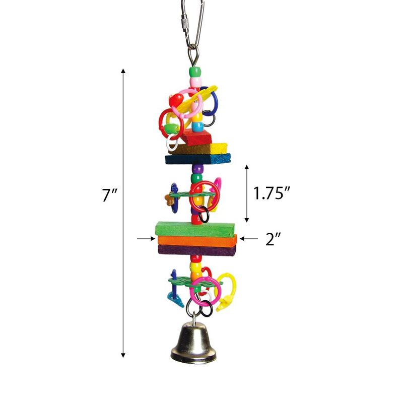 A&amp;E Cage Company Beads n Blocks Pet Bird Toy