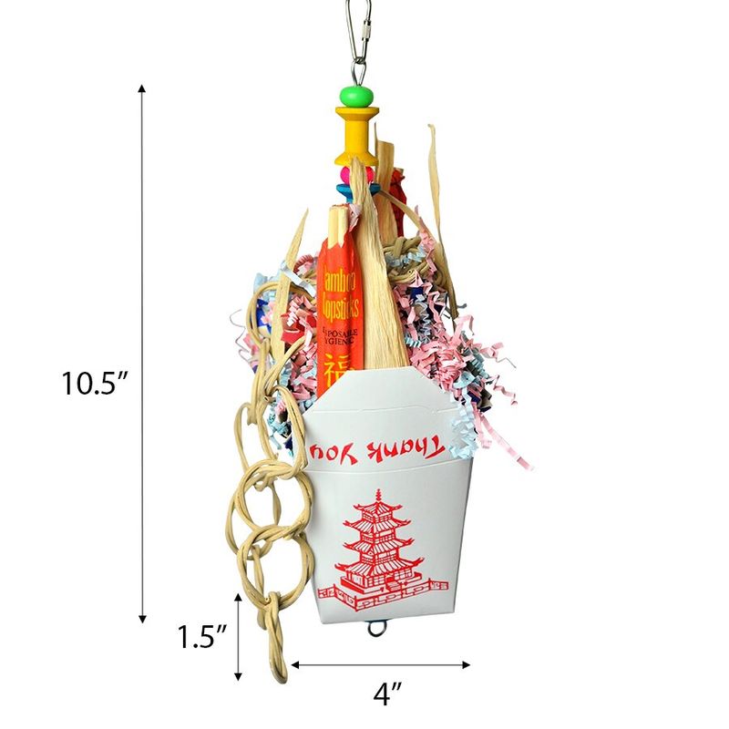 A&amp;E Cage Company Chinese Take Out Pet Bird Toy