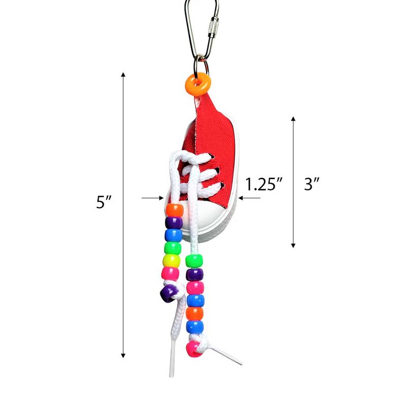 A&amp;E Cage Company Sneakers Pet Bird Toy