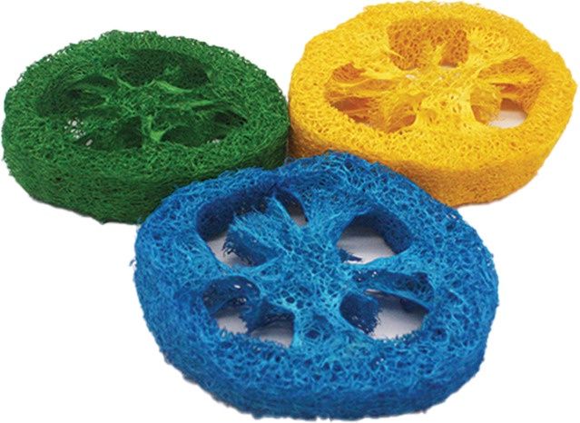A&amp;E Cage Company Nibbles Loofah Slices Small Animal Chew Toy