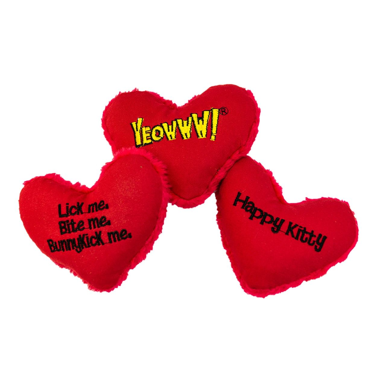 Yeowww! Hearrrt Attack Catnip Cat Toy