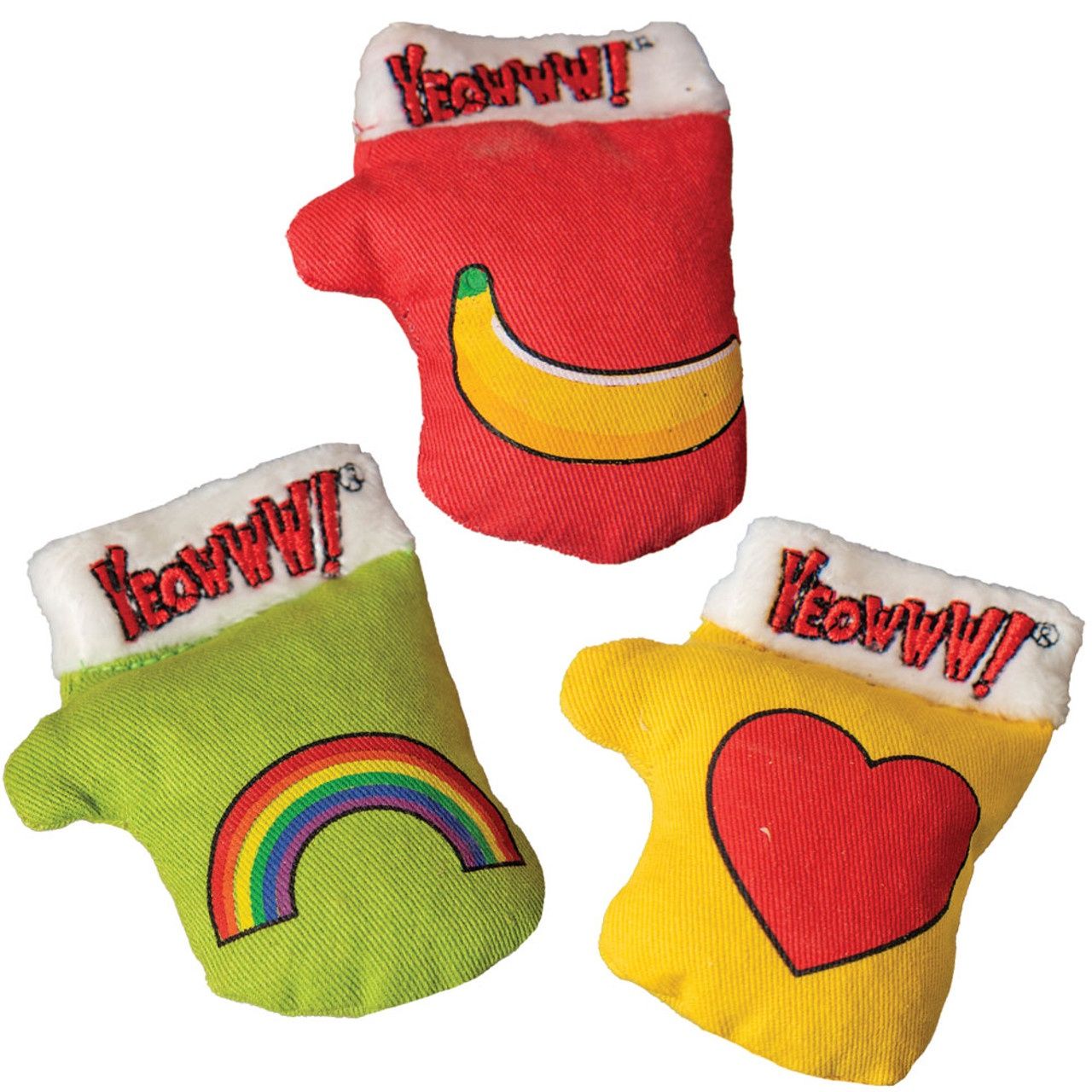 Yeowww! Kitten Mittens Catnip Cat Toy, Size: Single