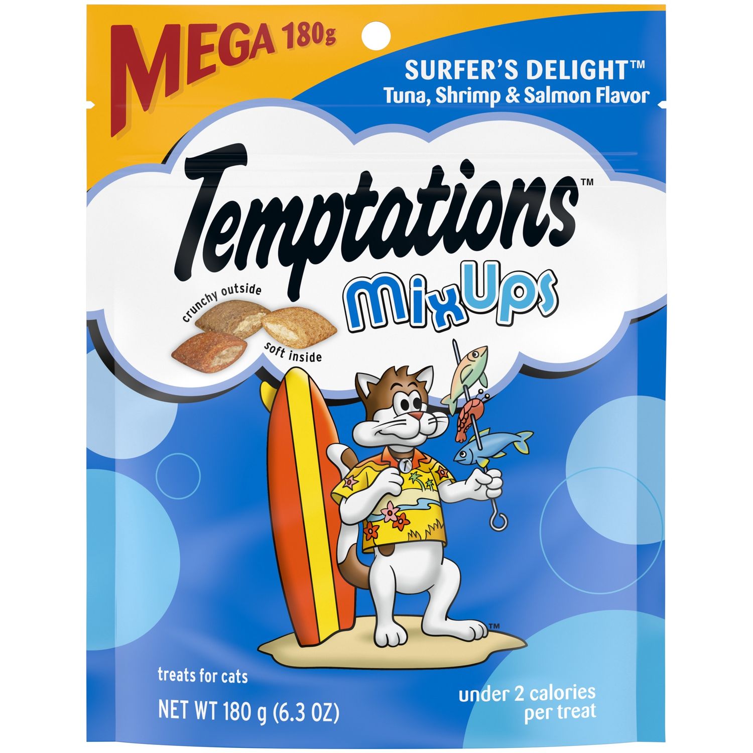 Temptations Mixups Surfer&#39;s Delight Flavor, Size: 6.3oz