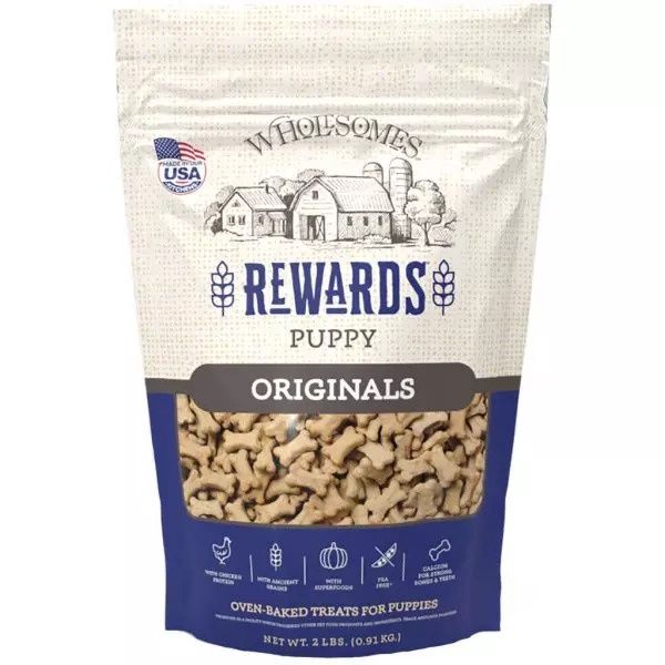 Wholesomes Classic Rewards Puppy Originals Biscuits Dog Treats 2lb.