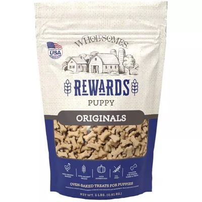 Wholesomes Classic Rewards Puppy Originals Biscuits Dog Treats 2lb.