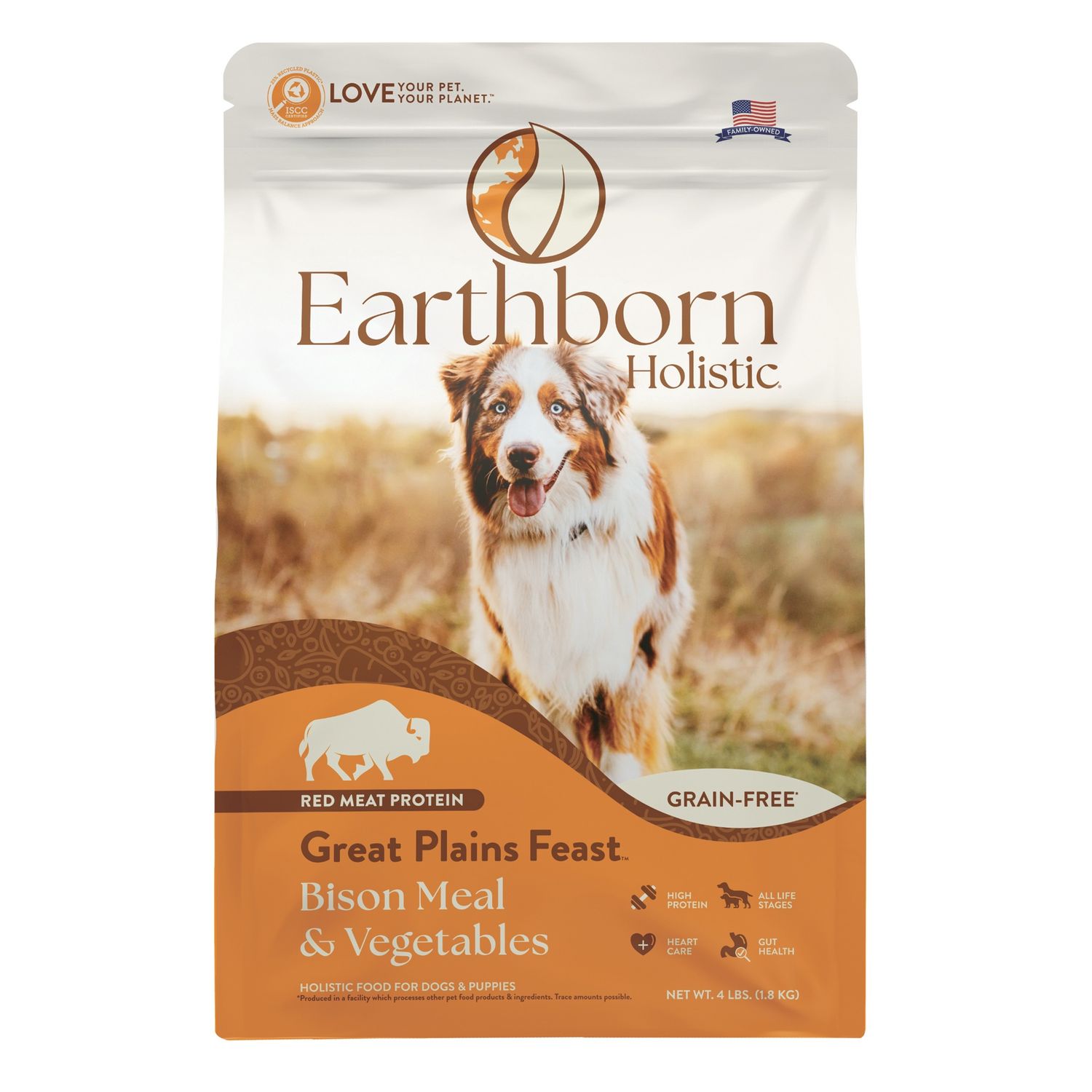 Earthborn Holistic Great Plains Feast Dry Dog Food, Size: 4lb.