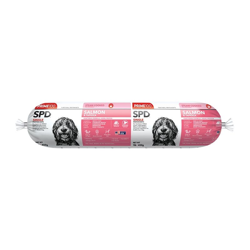 Prime100 SPD Salmon &amp; Tapioca Fresh Dog Food Roll