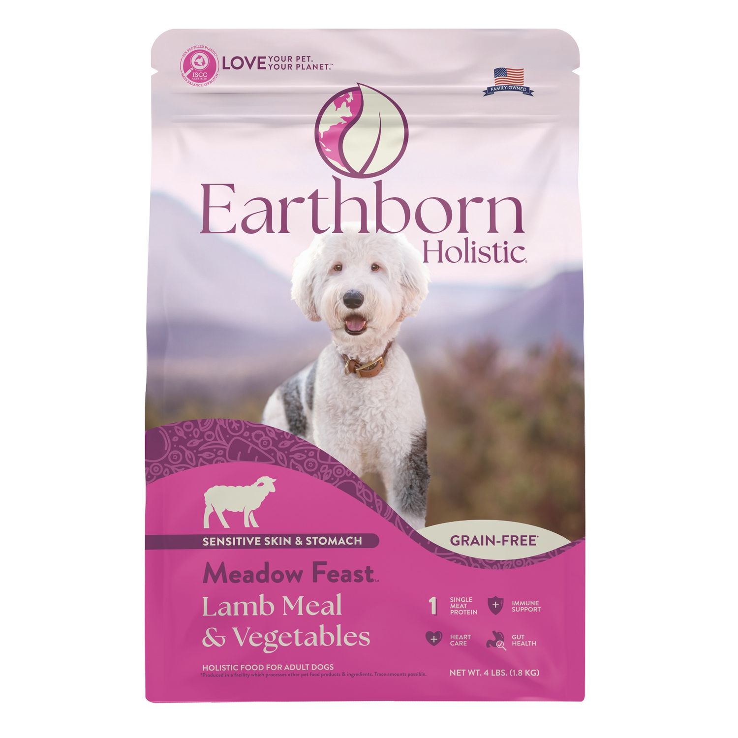 Earthborn Holistic Meadow Feast Dry Dog Food, Size: 4lb.