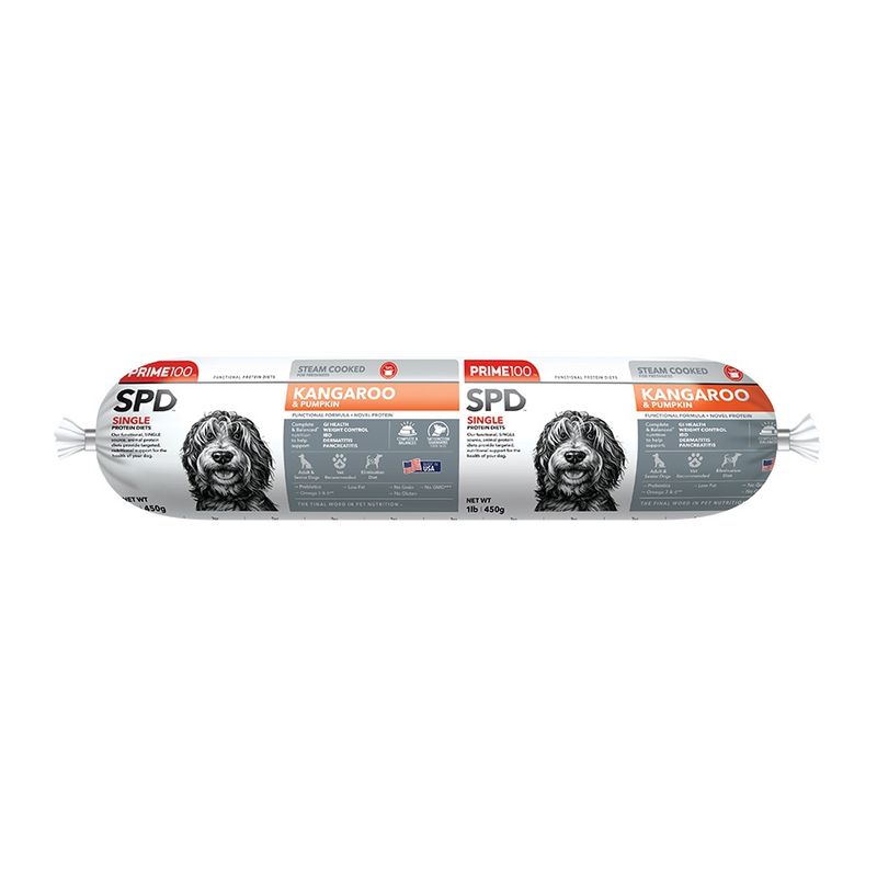 Prime100 SPD Kangaroo &amp; Pumpkin Fresh Dog Food Roll