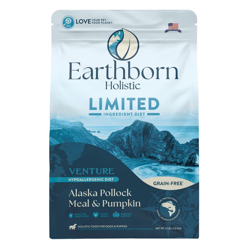 Earthborn Holistic Venture Alaskan Pollock Meal &amp; Pumpkin Dry Dog Food