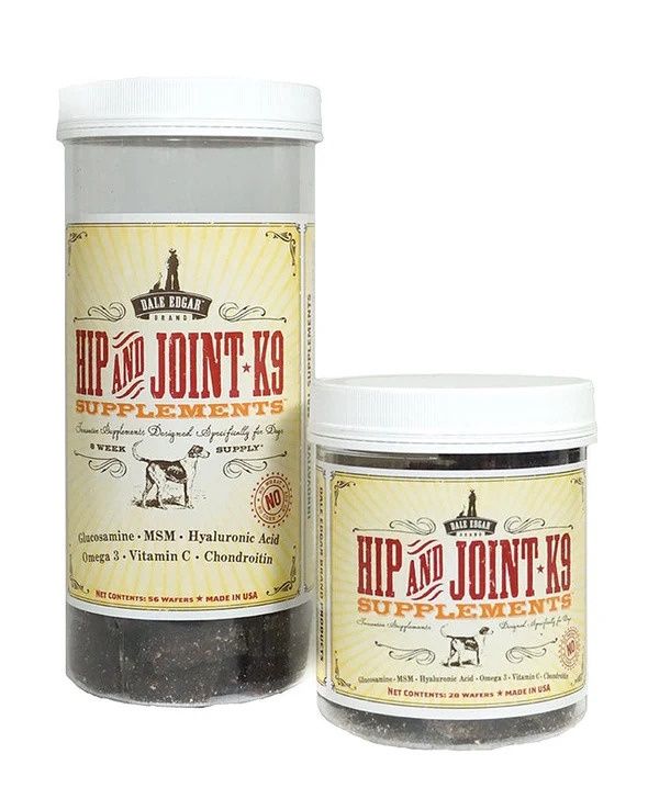 Dale Edgar Brand Hip and Joint K9 Wafers Dog Supplement 28 count