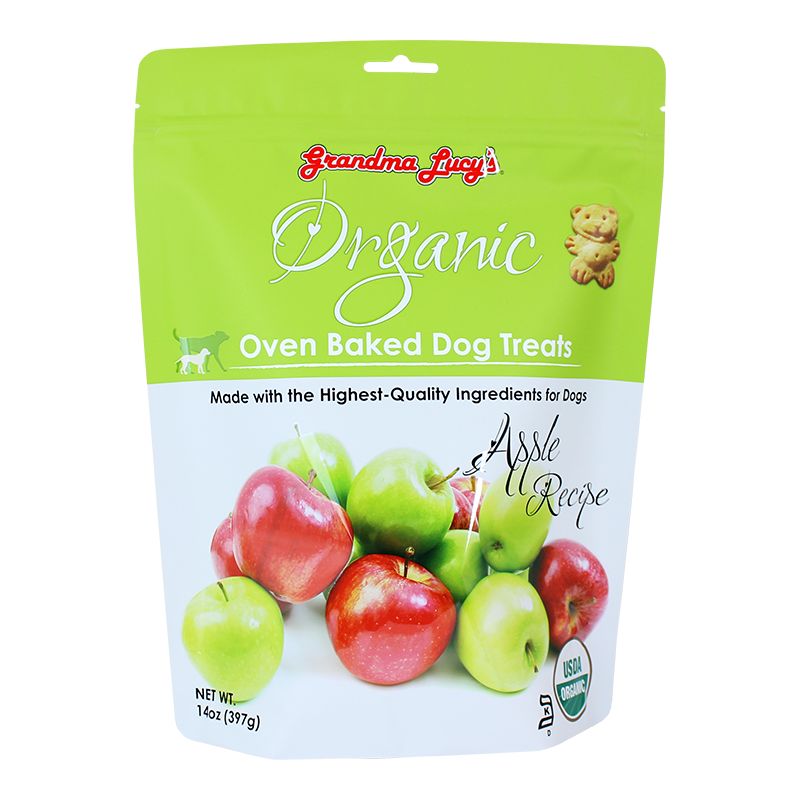 Grandma Lucy&#39;s Organic Apple Recipe Dog Treats 14oz.