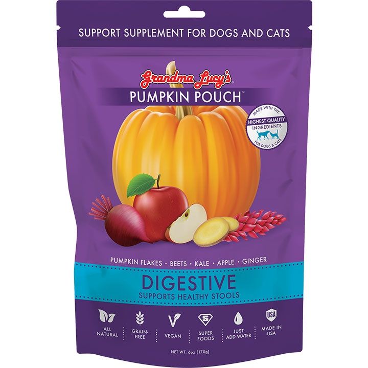 Grandma Lucy&#39;s Pumpkin Pouch Digestive Dog Supplement 6oz.