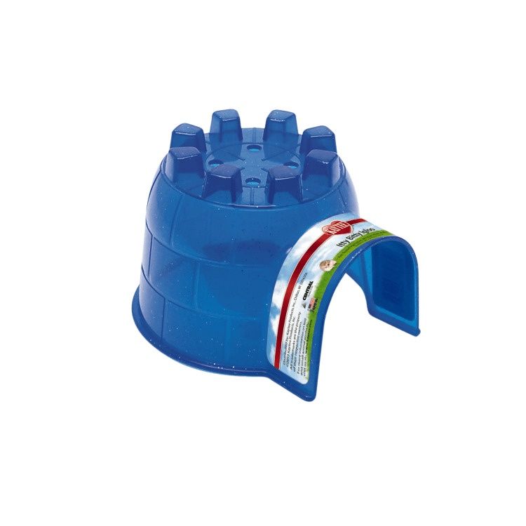 Kaytee Igloo Small Animal Hideout, Size: Itty Bitty-4&quot;L x 4.5&quot;W x 3&quot;H For dwarf hamsters, mice or other small animals