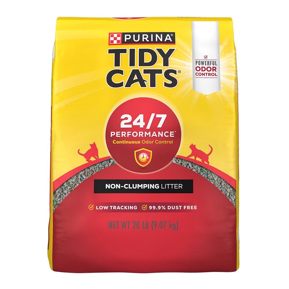 Tidy Cats 24/7 Performance Non-Clumping Cat Litter, Size: 20lb Bag