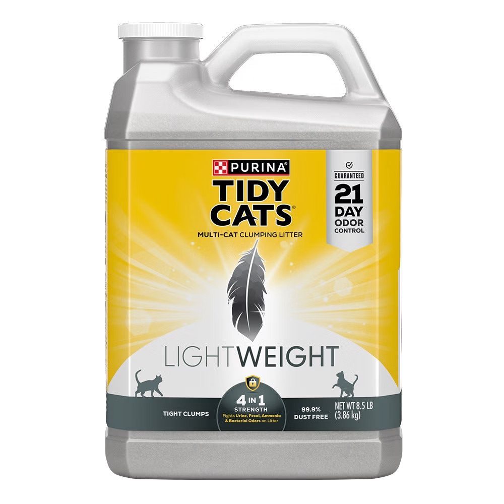 Tidy Cats Lightweight 4-In-1 Strength Multi-Cat Litter, Size: 8.5lb Jug