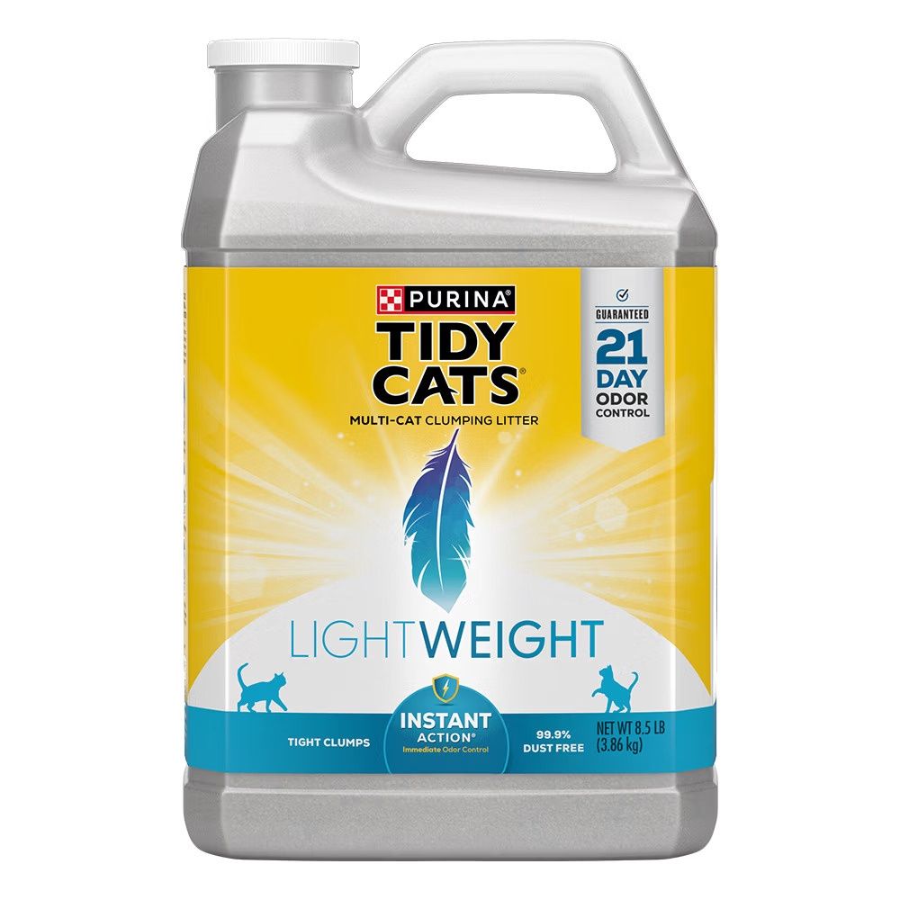 Tidy Cats Lightweight Instant Action Cat Litter, Size: 8.5lb Jug