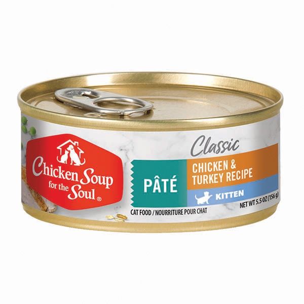 Chicken Soup for the Soul Classic Kitten Chicken &amp; Turkey Pâté Wet Cat Food