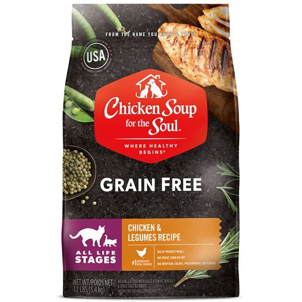 Chicken Soup for the Soul Grain Free Chicken &amp; Legumes Dry Cat Food
